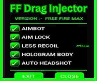 FF Drag Injector Mod Menu Auto Headshot